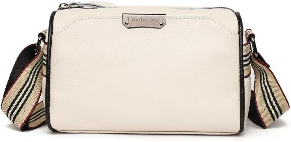 Real Leather Crossbody bags for Women Classic Shoulder Cross Body Purse Luxury Trendy Wide Strap Purses Bag