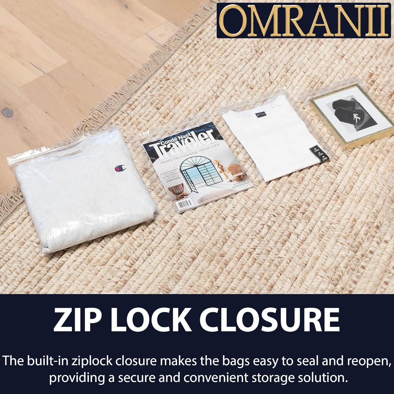 Reclosable Hang Hole Zip Poly Bags, 4Mil 6" X 4" & 1000 Bags | LDPE Material, Clear Plastic with Resealable Lock Seal Zipper | Resealable Zip Top Lock For Travel, Storage, Packaging & Shipping