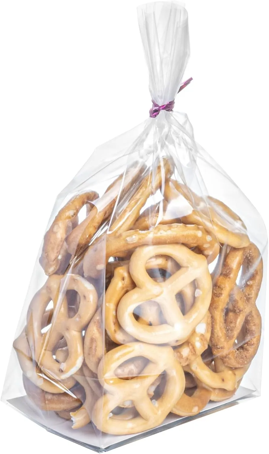 Restaurantware Bag Tek 3 x 2 x 6.5 Inch Retail Bags 100 Durable Candy Bags - Gusset Sleeved Disposable Clear BOPP Gusset Bags Flat-Bottomed For Restaurants Cafes And Delis