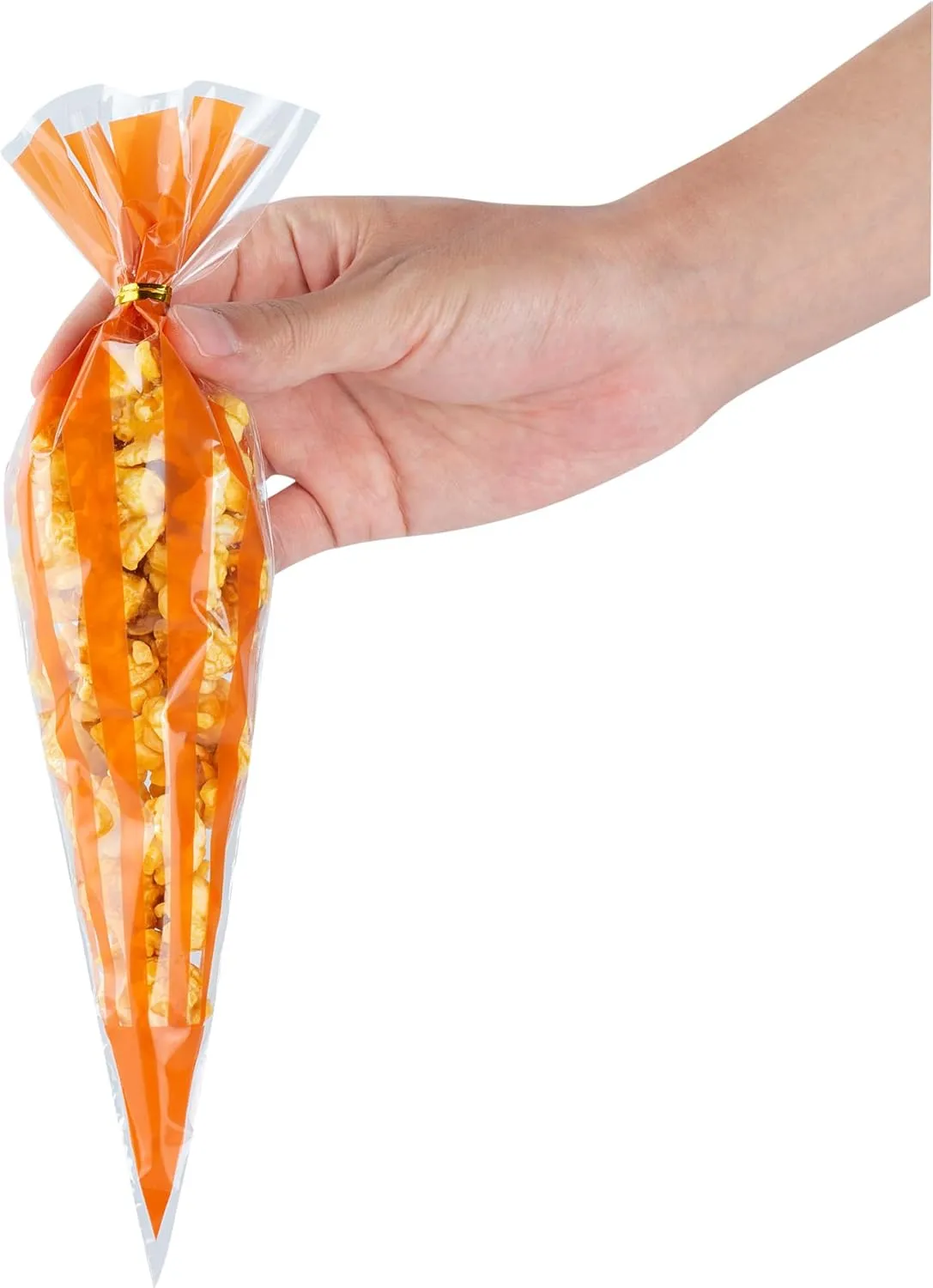 Restaurantware - Bag Tek 5.9 x 11 Inch Candy Bags, 8000 Gusseted Printed Candy Bags - Striped, Twist Ties Sold Separately, Plastic Candy Bags, Heat Sealable, For Holding Candies