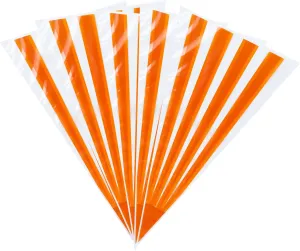 Restaurantware - Bag Tek 5.9 x 11 Inch Candy Bags, 8000 Gusseted Printed Candy Bags - Striped, Twist Ties Sold Separately, Plastic Candy Bags, Heat Sealable, For Holding Candies