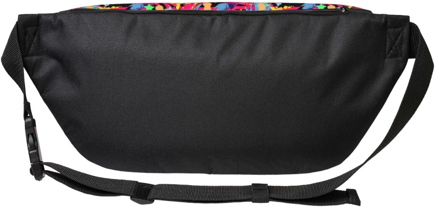 Retro 80s 90s Crossbody Waist Bag,Fashion Fanny Pack Large Belt Bags for Men Women Sports Travel Work