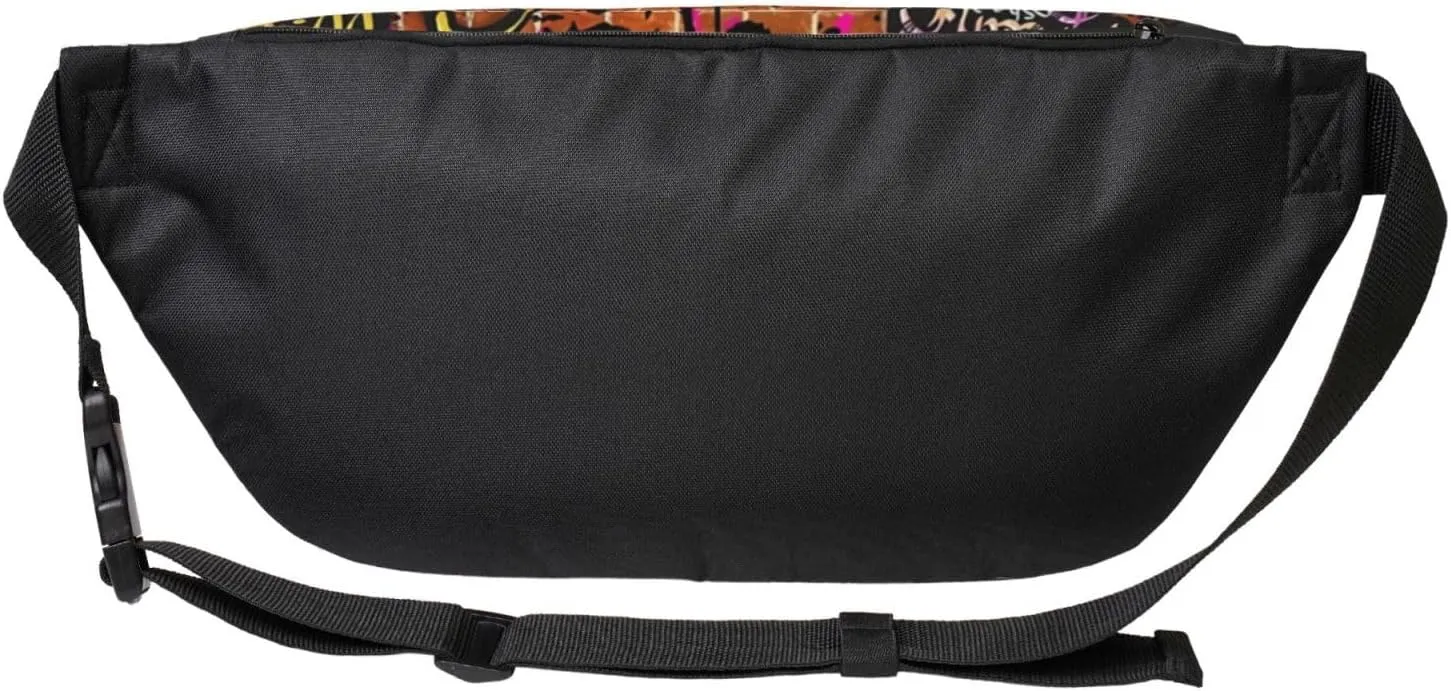 Retro 80s 90s Crossbody Waist Bag,Fashion Fanny Pack Large Belt Bags for Men Women Sports Travel Work