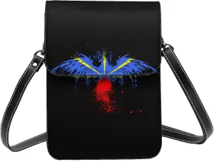 Reunion Island Reunion Islanders Eagle Flag Small Crossbody Bag Is A Shoulder Bag Designed For Women And Girls Cell Phone Crossbody Wallet Purses With Card Slots Adjustable Strap