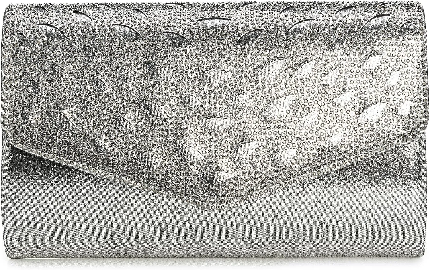 Rhinestones Embellished Evening Bag Dressy Formal Purse Wedding/Party/Prom Cocktail Clutch for Women