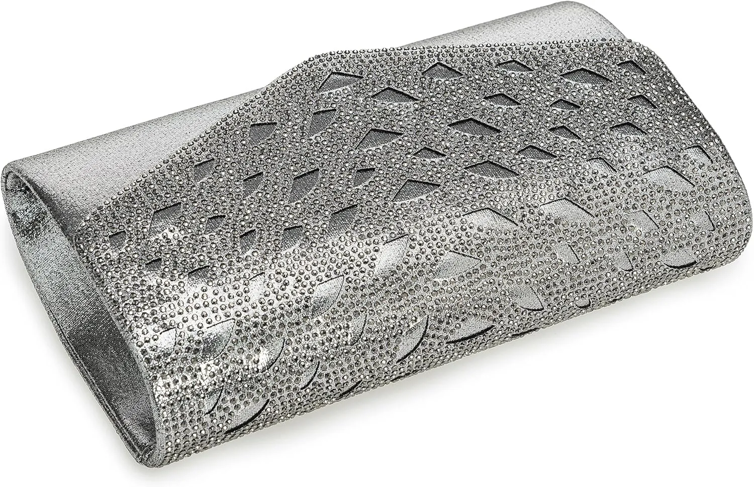 Rhinestones Embellished Evening Bag Dressy Formal Purse Wedding/Party/Prom Cocktail Clutch for Women