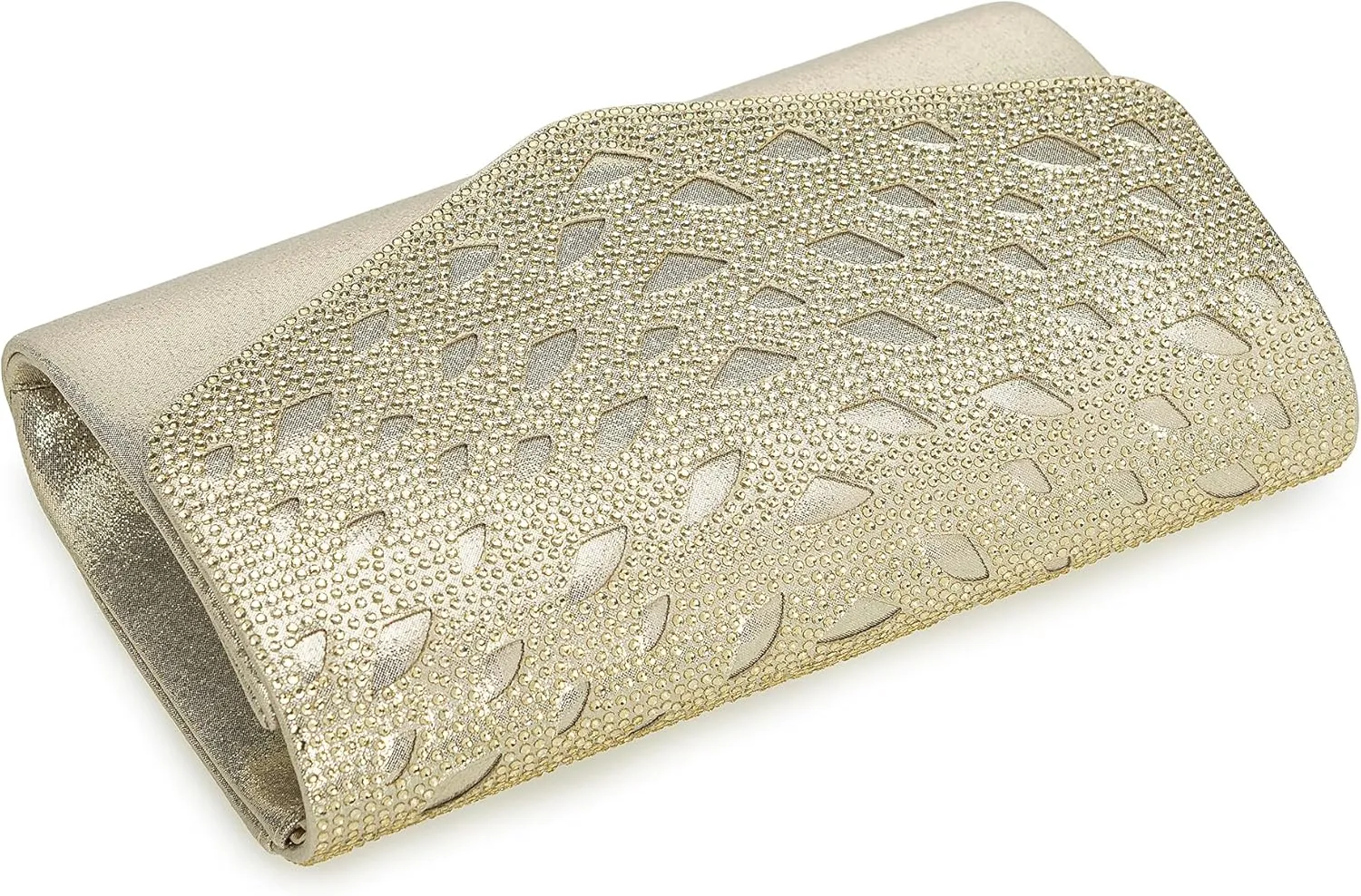 Rhinestones Embellished Evening Bag Dressy Formal Purse Wedding/Party/Prom Cocktail Clutch for Women