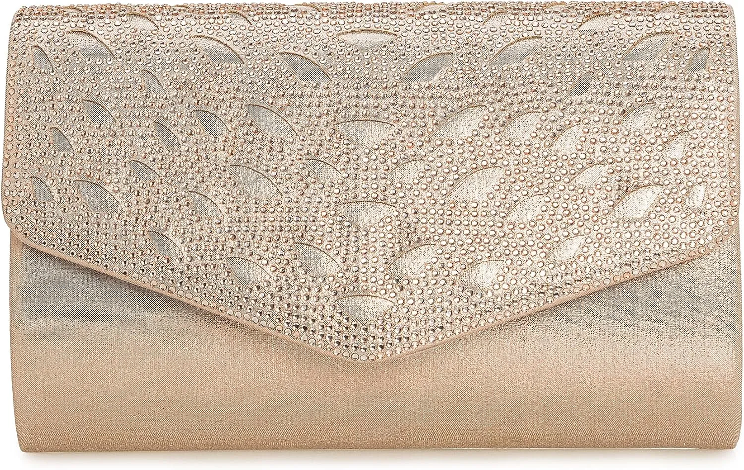Rhinestones Embellished Evening Bag Dressy Formal Purse Wedding/Party/Prom Cocktail Clutch for Women