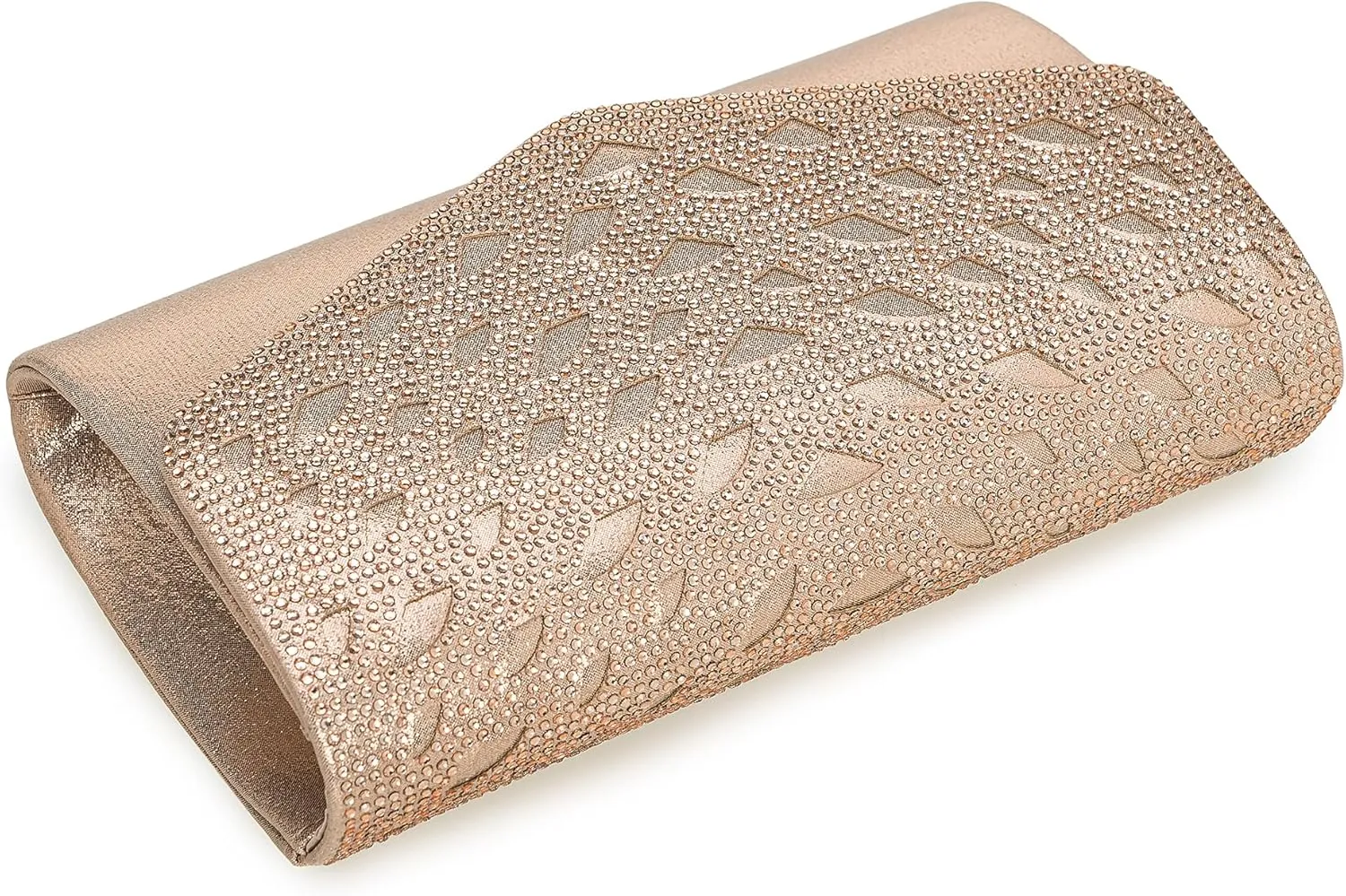 Rhinestones Embellished Evening Bag Dressy Formal Purse Wedding/Party/Prom Cocktail Clutch for Women