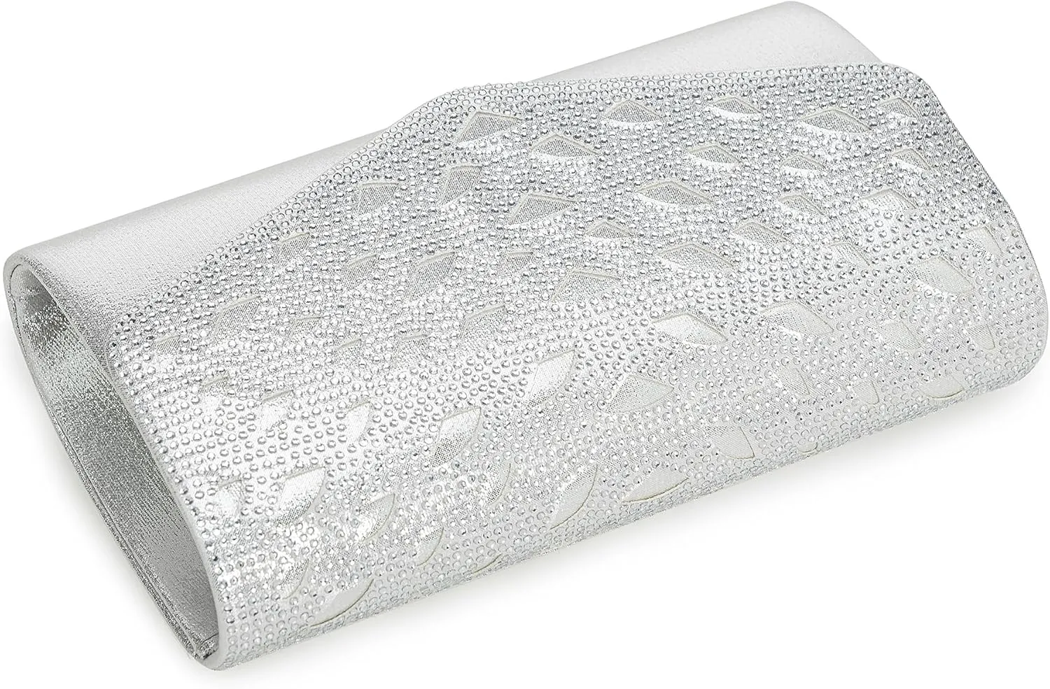 Rhinestones Embellished Evening Bag Dressy Formal Purse Wedding/Party/Prom Cocktail Clutch for Women