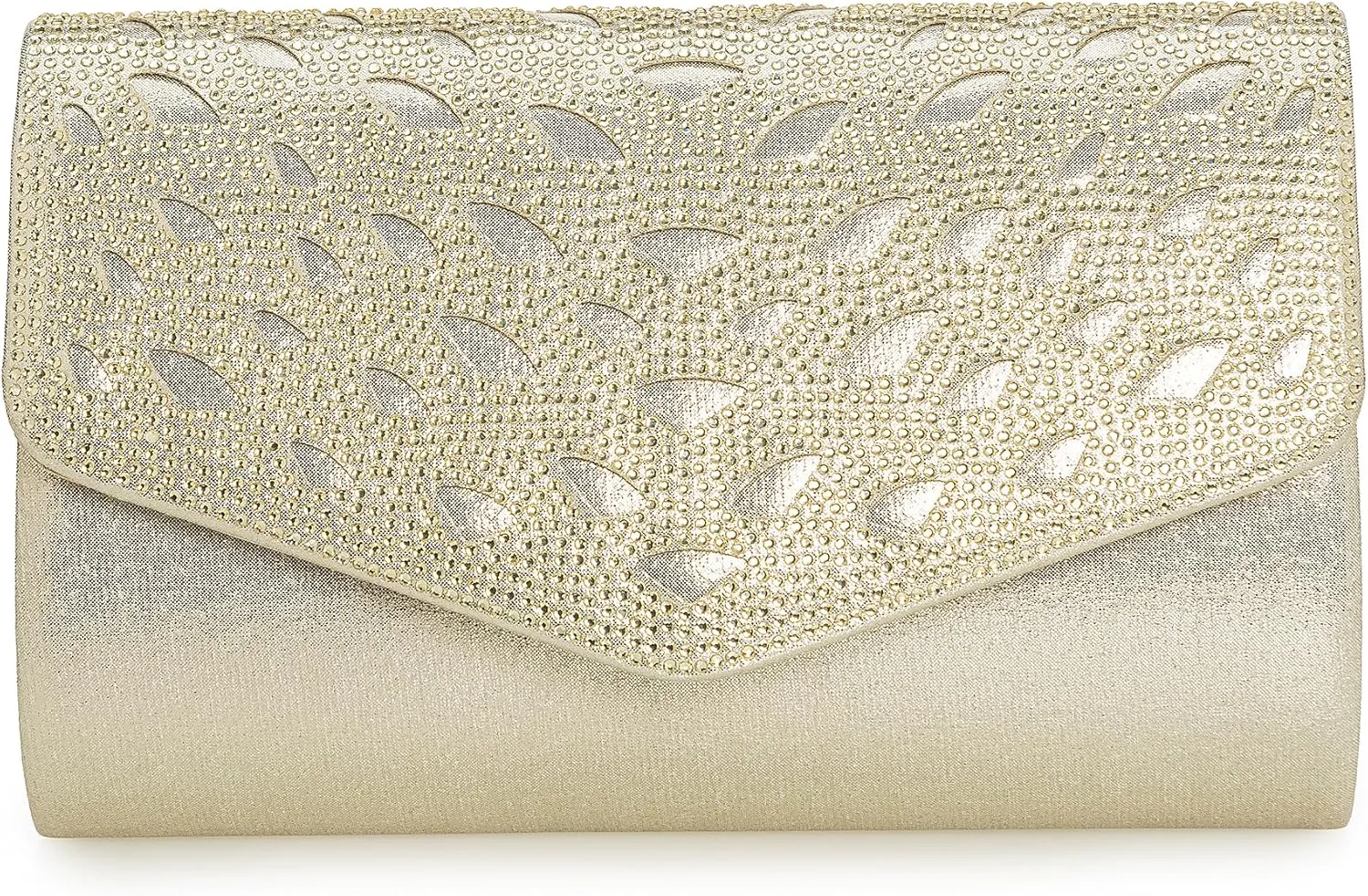 Rhinestones Embellished Evening Bag Dressy Formal Purse Wedding/Party/Prom Cocktail Clutch for Women