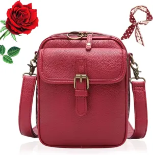 RJDJ Zealburst 5 Purse, Zealburst Leather Crossbody Handbags, Forcipower Crossbody Leather Bag for Women