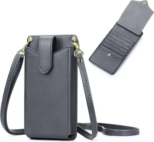 RONSIN Small Crossbody Phone Bag for Women Cell Phone Purse Wallet Mini Shoulder Bag with RFID Card Slots