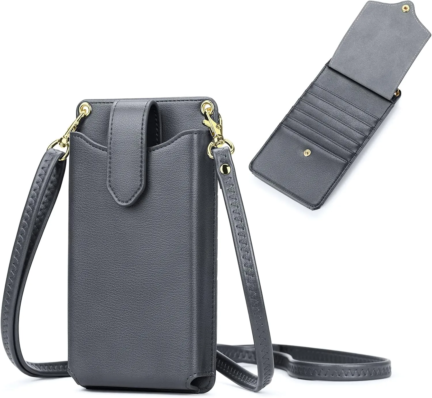 RONSIN Small Crossbody Phone Bag for Women Cell Phone Purse Wallet Mini Shoulder Bag with RFID Card Slots