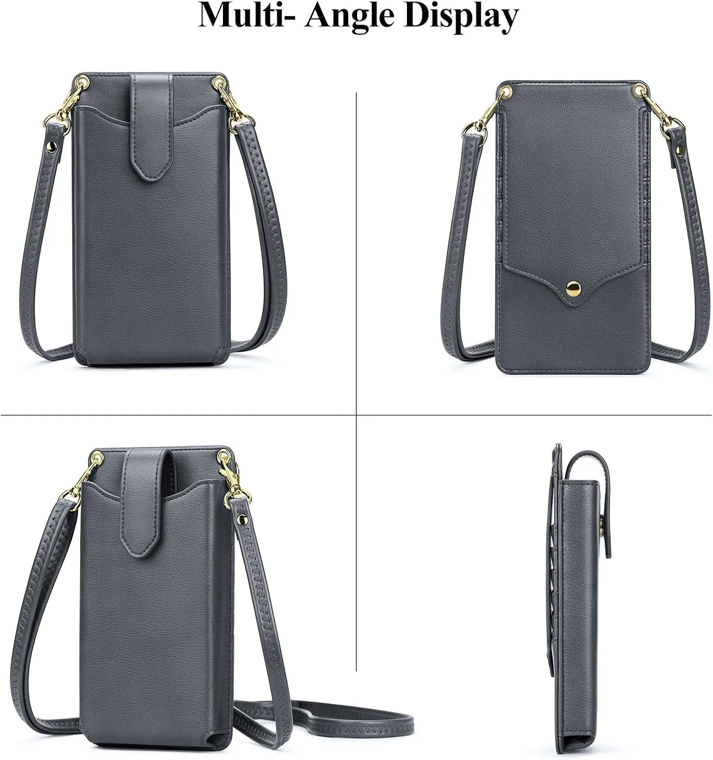 RONSIN Small Crossbody Phone Bag for Women Cell Phone Purse Wallet Mini Shoulder Bag with RFID Card Slots