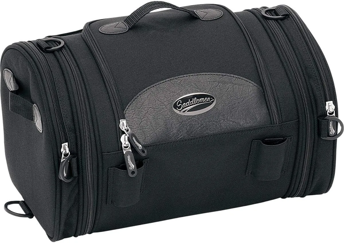 Saddlemen 3515-0075 Deluxe Roll Bag, Black
