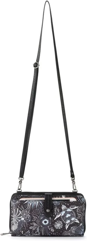 Sakroots Artist Circle Smartphone Crossbody in Eco Twill, Detachable Wristlet Strap