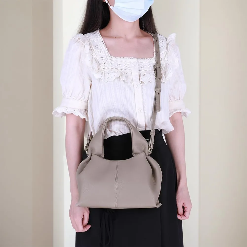 Satchel Purses and Handbags for Women Faux Leather Clutch Purse Cloud Tote Shoulder Bags Fashion Hobo Crossbody Bag