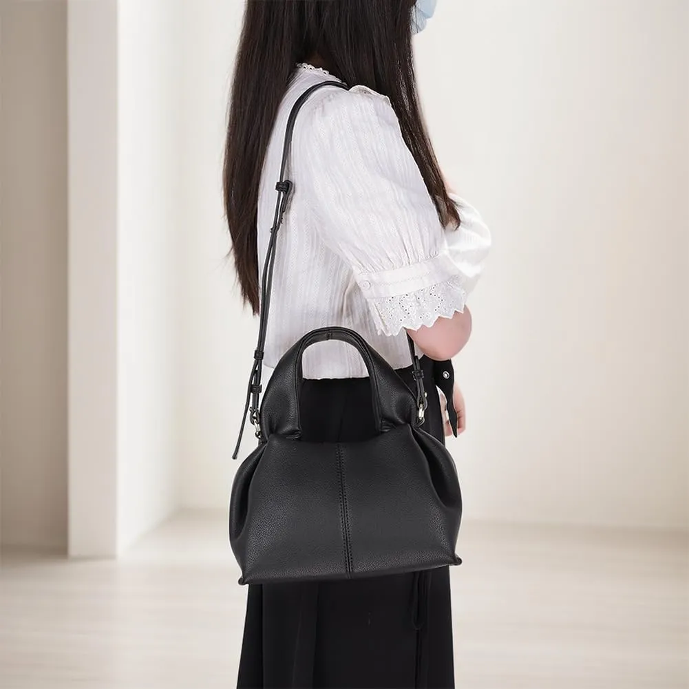 Satchel Purses and Handbags for Women Faux Leather Clutch Purse Cloud Tote Shoulder Bags Fashion Hobo Crossbody Bag