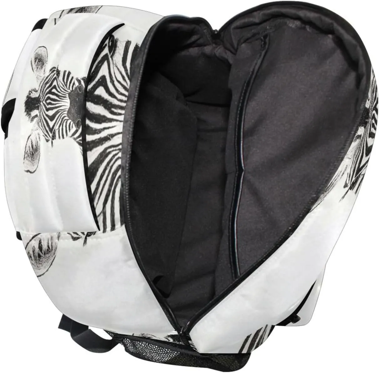 School Backpack for Men Women Fashion Diaper Bag Backpack with Chest Strap for Travel Trip Funny White