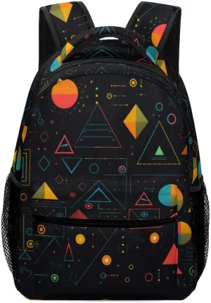 Science Formulas Chalk Board Laptop Backpack Casual Backpacks Travel Daypack Lightweight Bag for School Work
