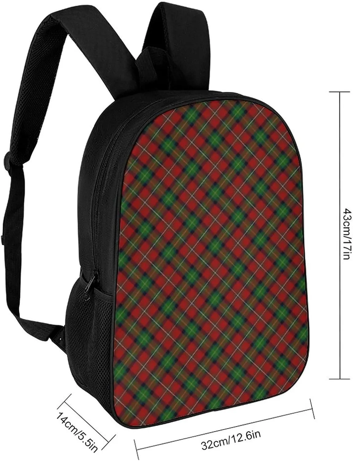 Scottish Clan Boyd Tartan Backpack Lightweight Waterproof Backpacks Laptop Backpack for Unisex Casual Travel Daypacks Large Capacity