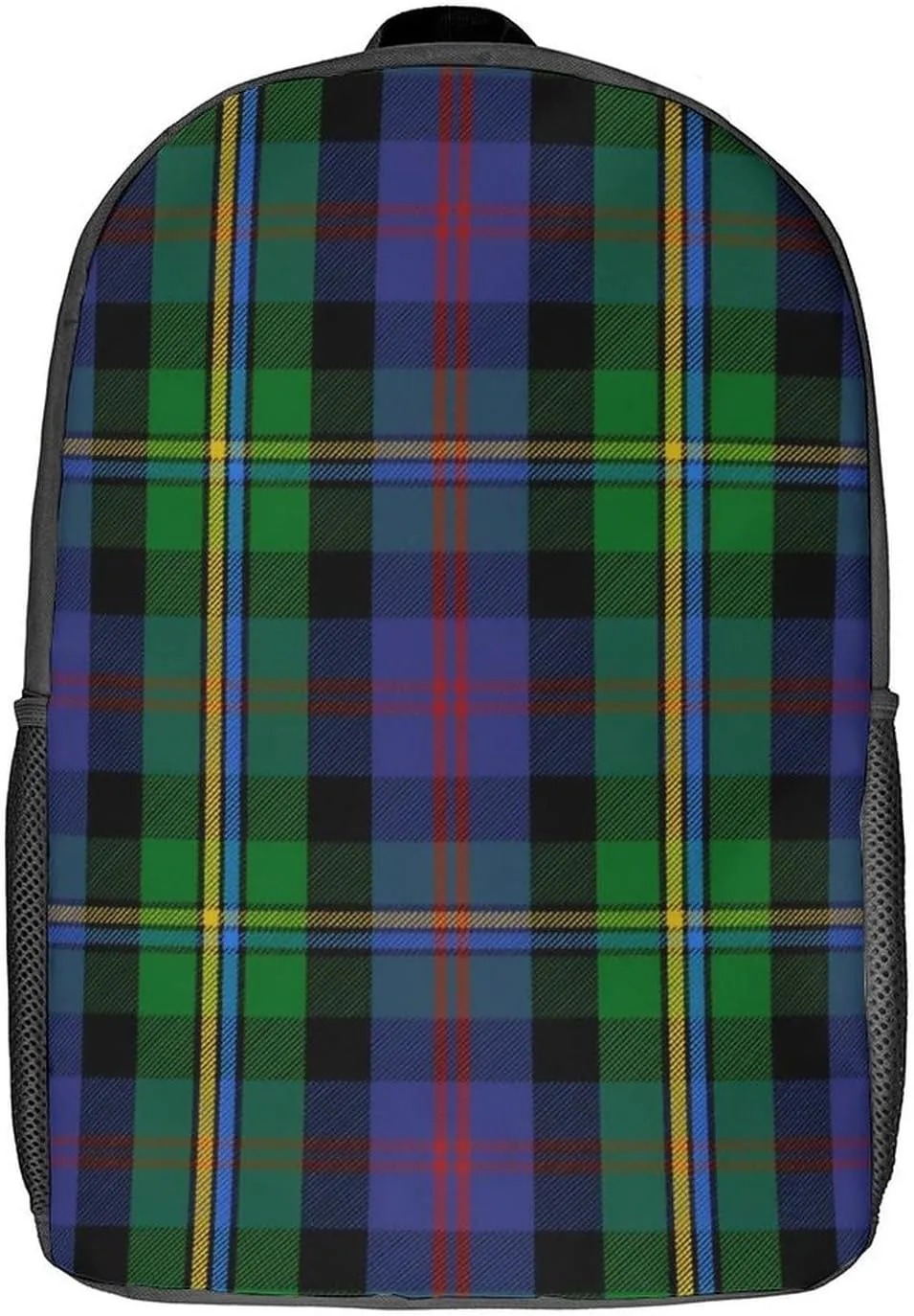 Scottish Clan Malcolm Tartan Plaid Backpack Lightweight Waterproof Backpacks Laptop Backpack for Unisex Casual Travel Daypacks Large Capacity