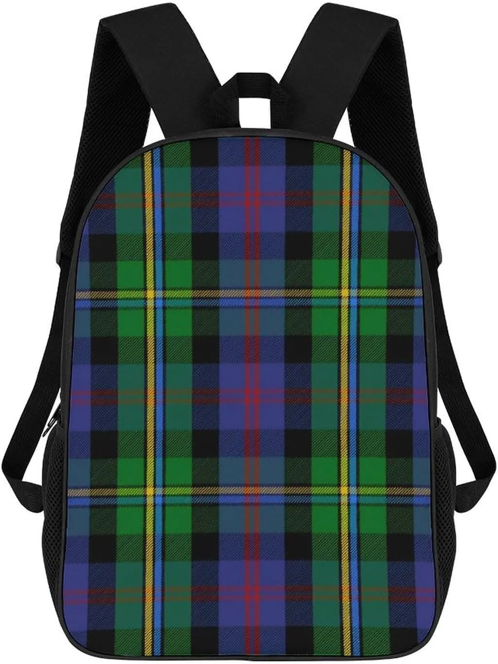 Scottish Clan Malcolm Tartan Plaid Backpack Lightweight Waterproof Backpacks Laptop Backpack for Unisex Casual Travel Daypacks Large Capacity