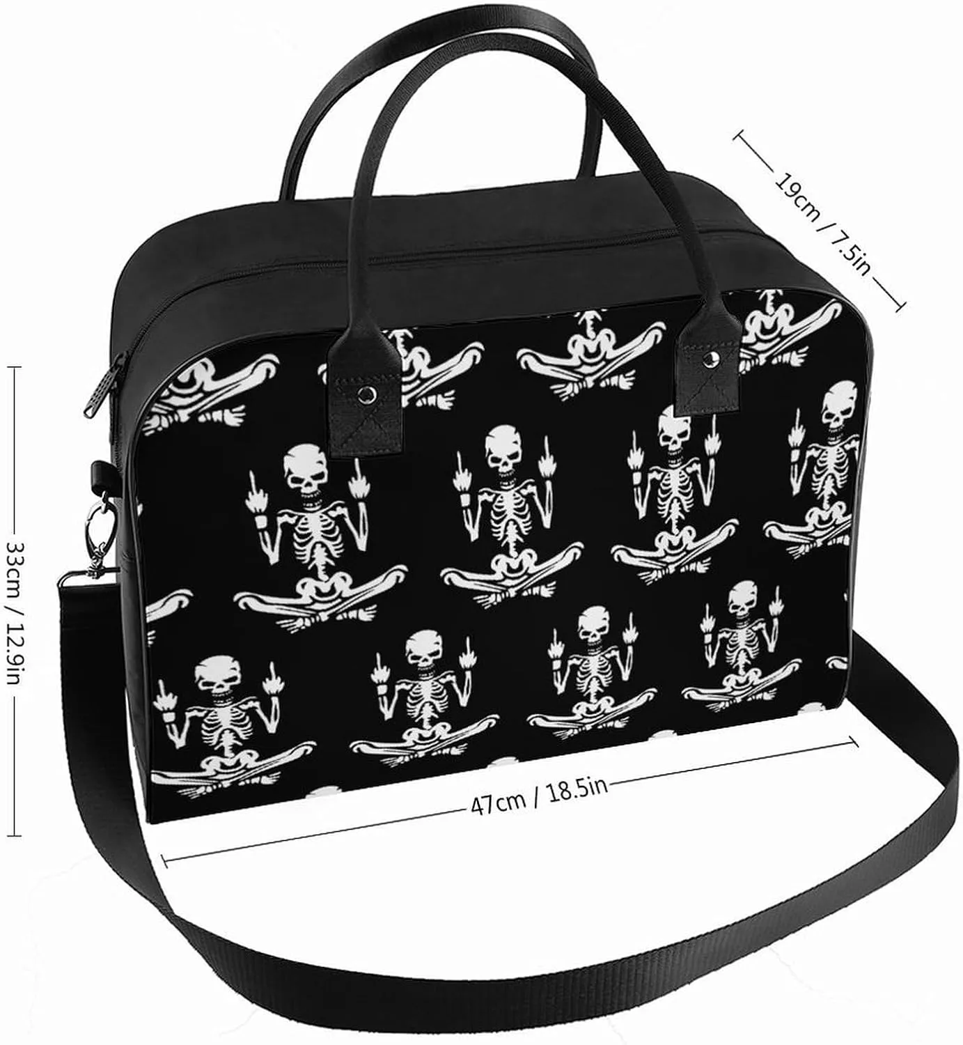 Seamless Patterns in Dental Dentistry Travel Handbag with A Large Capacity Design That Can Be Reused