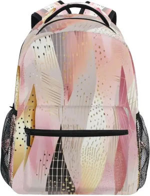 senya Golden Foliage Backpack School Bag Travel Daypack for Boys Girls
