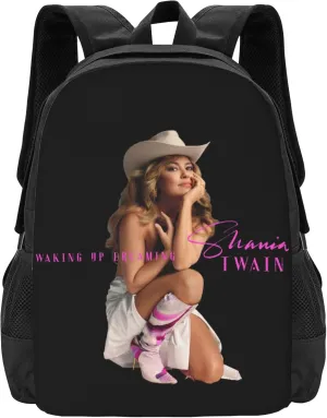 Shania Music Twain Simple Large Capacity Backpack 3d Printed Backpack Outdoor Backpack Laptop Bag Unisex Book Bags Multifunctional Backpack