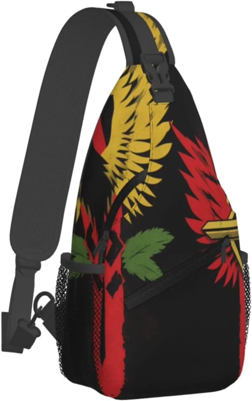 sharks Men's And Women's Small Crossbody Bags Chest Bags Daily Bags Are Suitable For Outdoor Hiking Trips