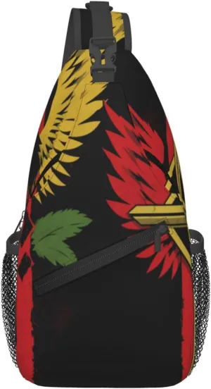 sharks Men's And Women's Small Crossbody Bags Chest Bags Daily Bags Are Suitable For Outdoor Hiking Trips