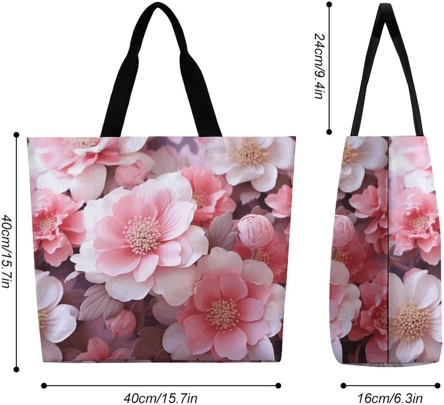Shopping Bag for Women, Astronaut Tote Bag, Large Capacity Shoulder Bags for Groceries Travel