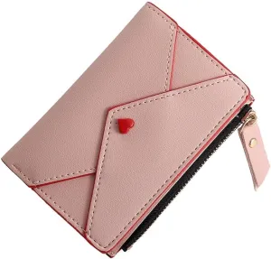 Short Wallet Women Cute Fashion Purse Card Holder Female Clutch Money Bag PU Leather Lady Purses(E)