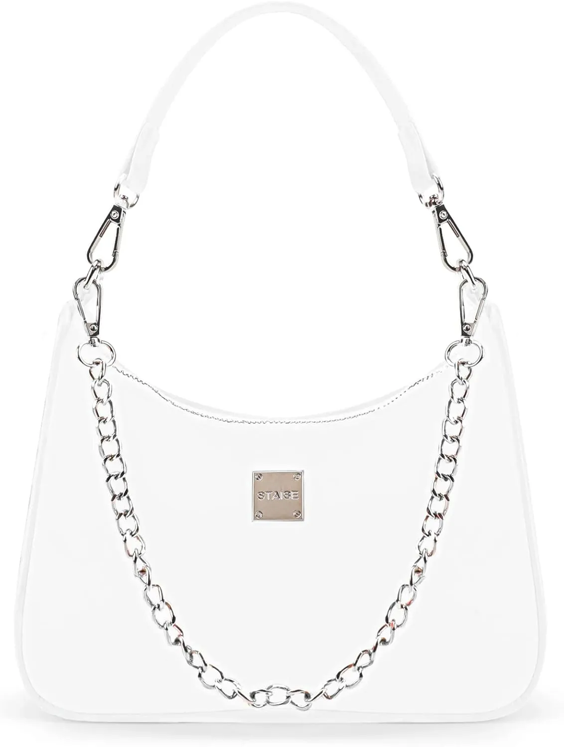 Shoulder Bags for Women, Trendy Crocodile Handbag Purses, Women’s Leather Crossbody Bag with Adjustable Straps/Chain
