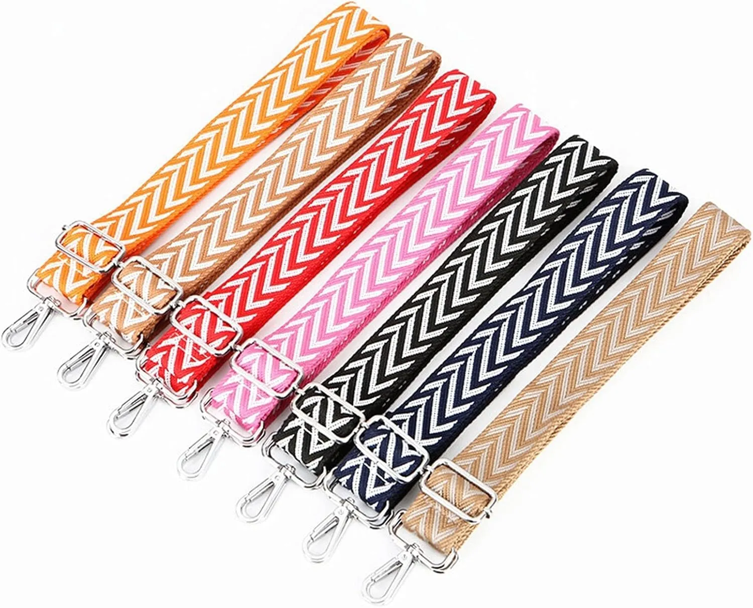 Shoulder Strap 80-140cm Colored Shoulder Strap for Bag Messenger Sling Bags Women Wide Fabric Belt Crossbody Bag Strap for Handbag Replacement Adjustable Shoulder Strap