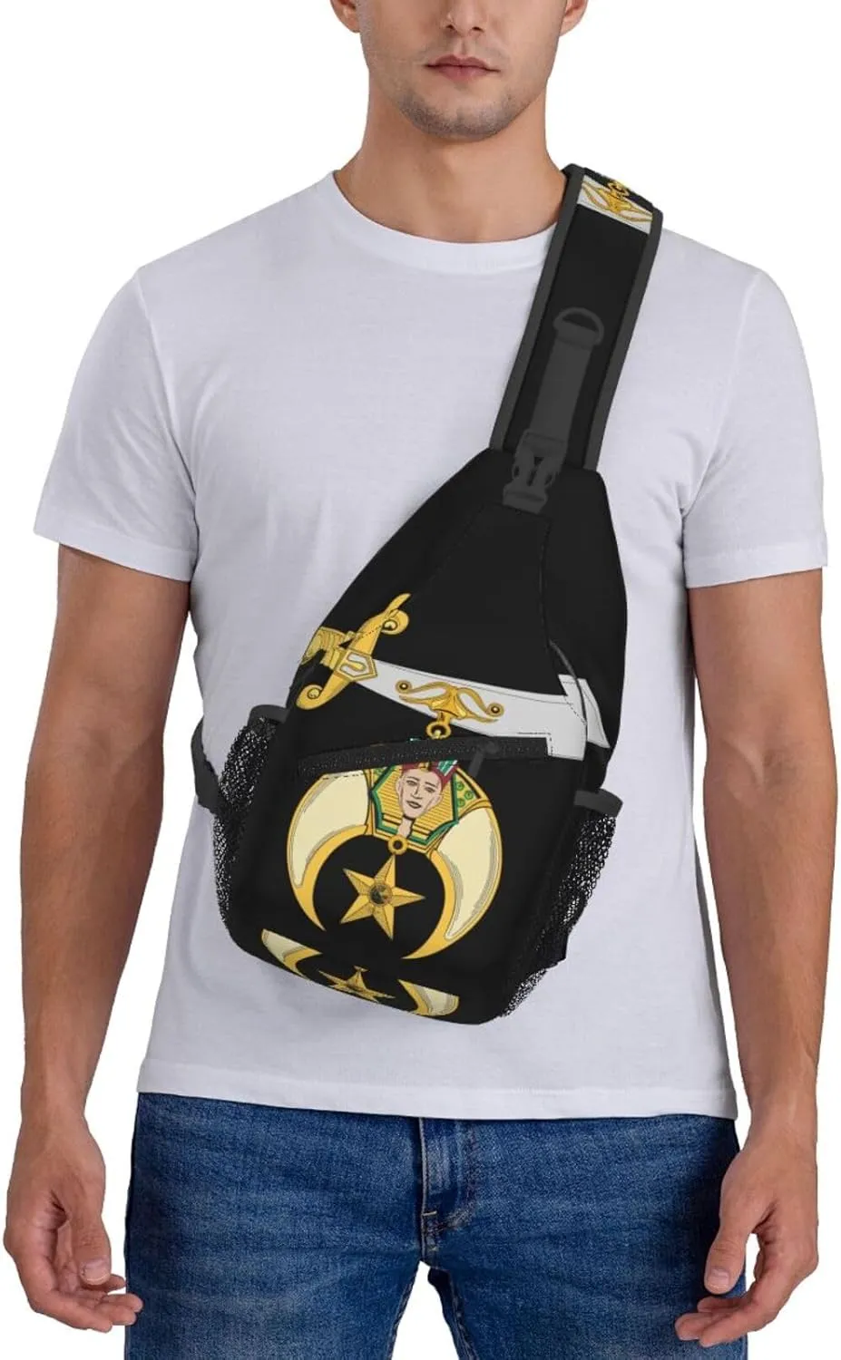 Shriners Sling Backpack Chest Daypack Crossbody Crossbody Shoulder Bags For Travel Sports Running Hiking