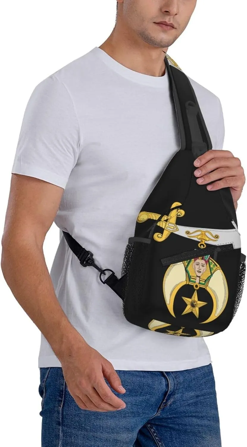 Shriners Sling Backpack Chest Daypack Crossbody Crossbody Shoulder Bags For Travel Sports Running Hiking