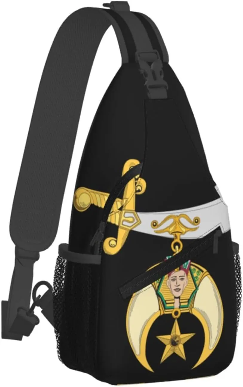 Shriners Sling Backpack Chest Daypack Crossbody Crossbody Shoulder Bags For Travel Sports Running Hiking