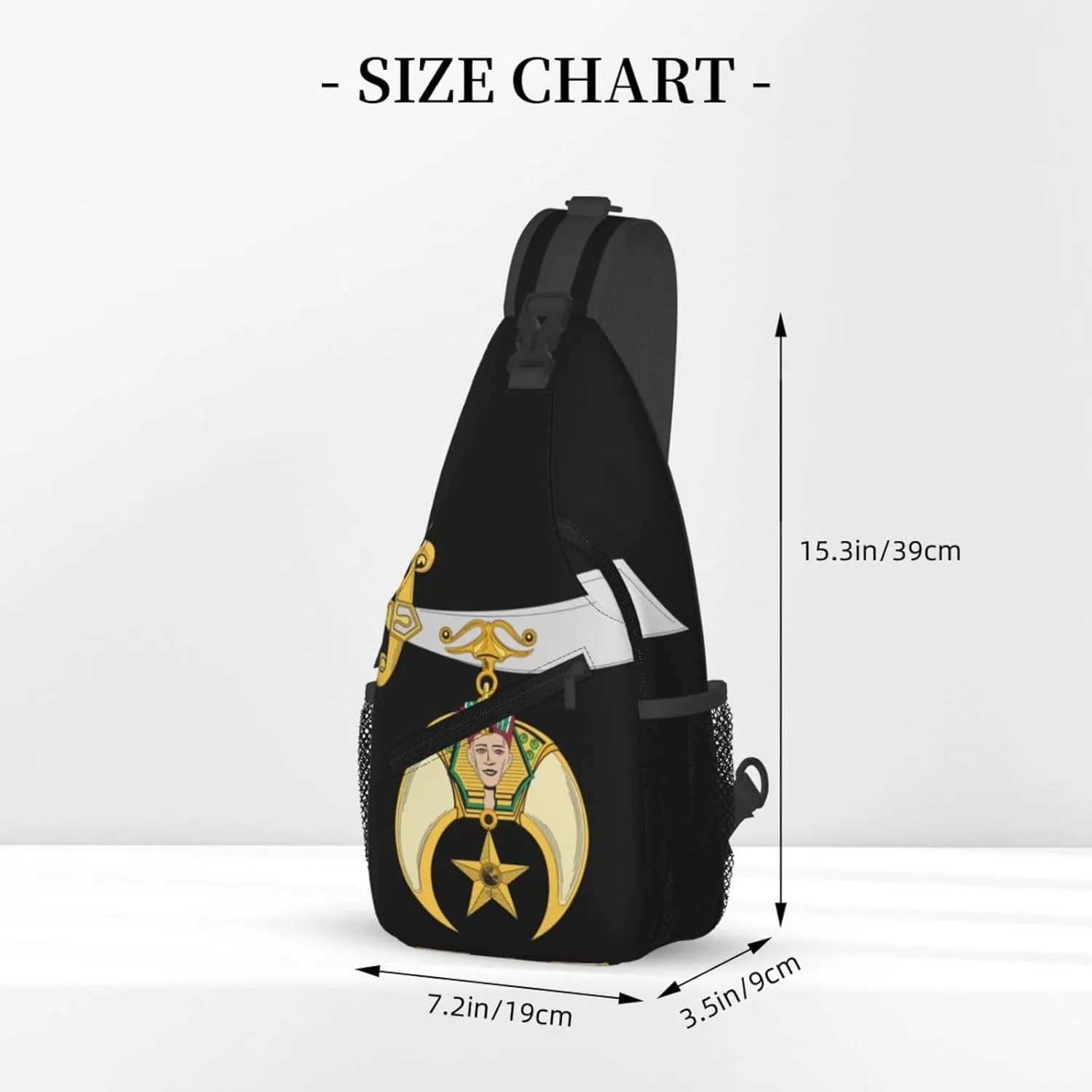 Shriners Sling Backpack Chest Daypack Crossbody Crossbody Shoulder Bags For Travel Sports Running Hiking