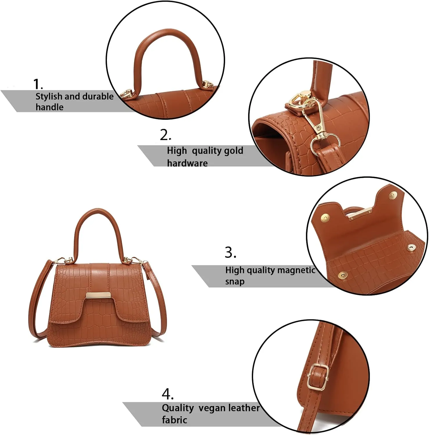 SHUIANGRAN Fashion Cross-body bags for women Womens Purses Minimalist Purses Ladies BagSingle-shoulder Crossbody Handbag