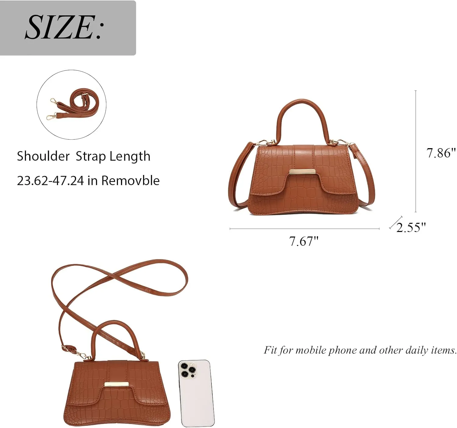SHUIANGRAN Fashion Cross-body bags for women Womens Purses Minimalist Purses Ladies BagSingle-shoulder Crossbody Handbag