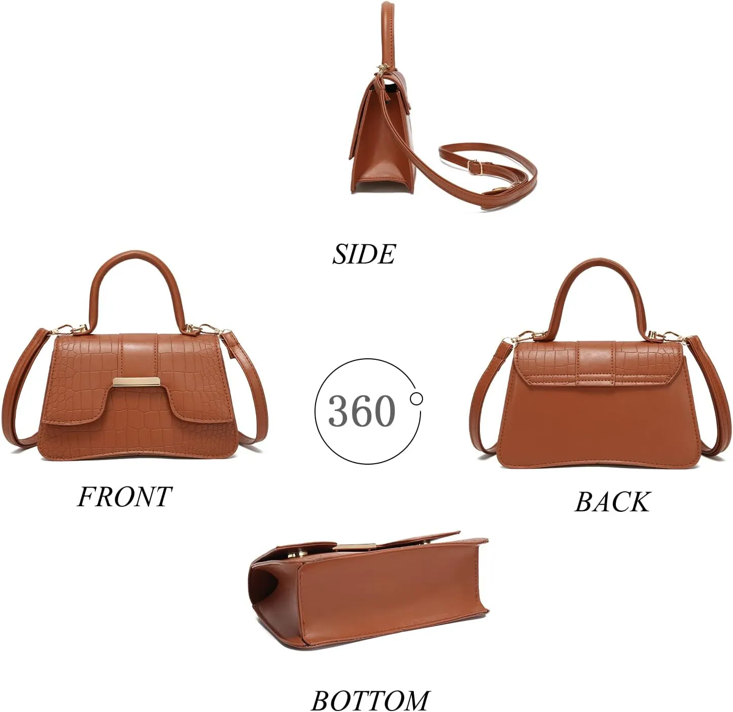 SHUIANGRAN Fashion Cross-body bags for women Womens Purses Minimalist Purses Ladies BagSingle-shoulder Crossbody Handbag