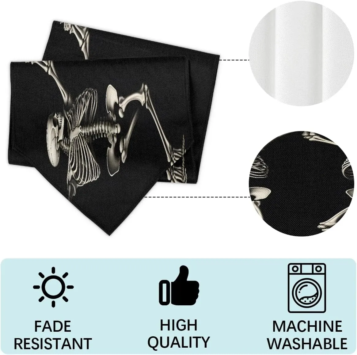 Skeleton Funny Skull Briefcases for Men Crossbody Bags Laptop Carrying Case Messenger Bag for 15" Laptops and Under