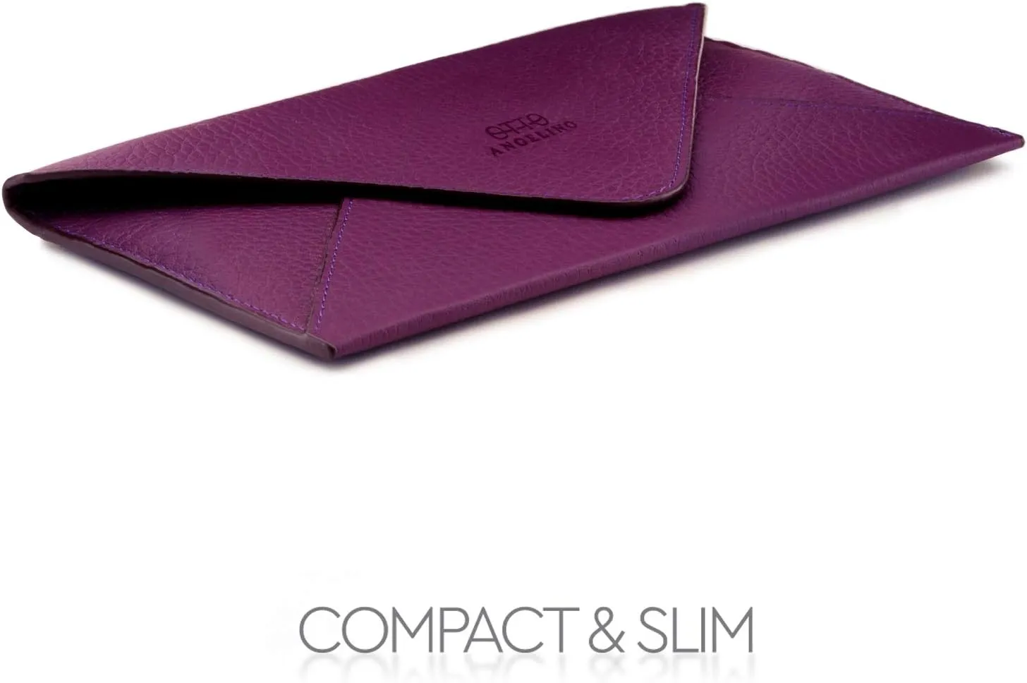 Slim Genuine Leather Wallet Clutch - Multiple Slots Money, ID, Cards, Smartphone, RFID Blocking - Unisex