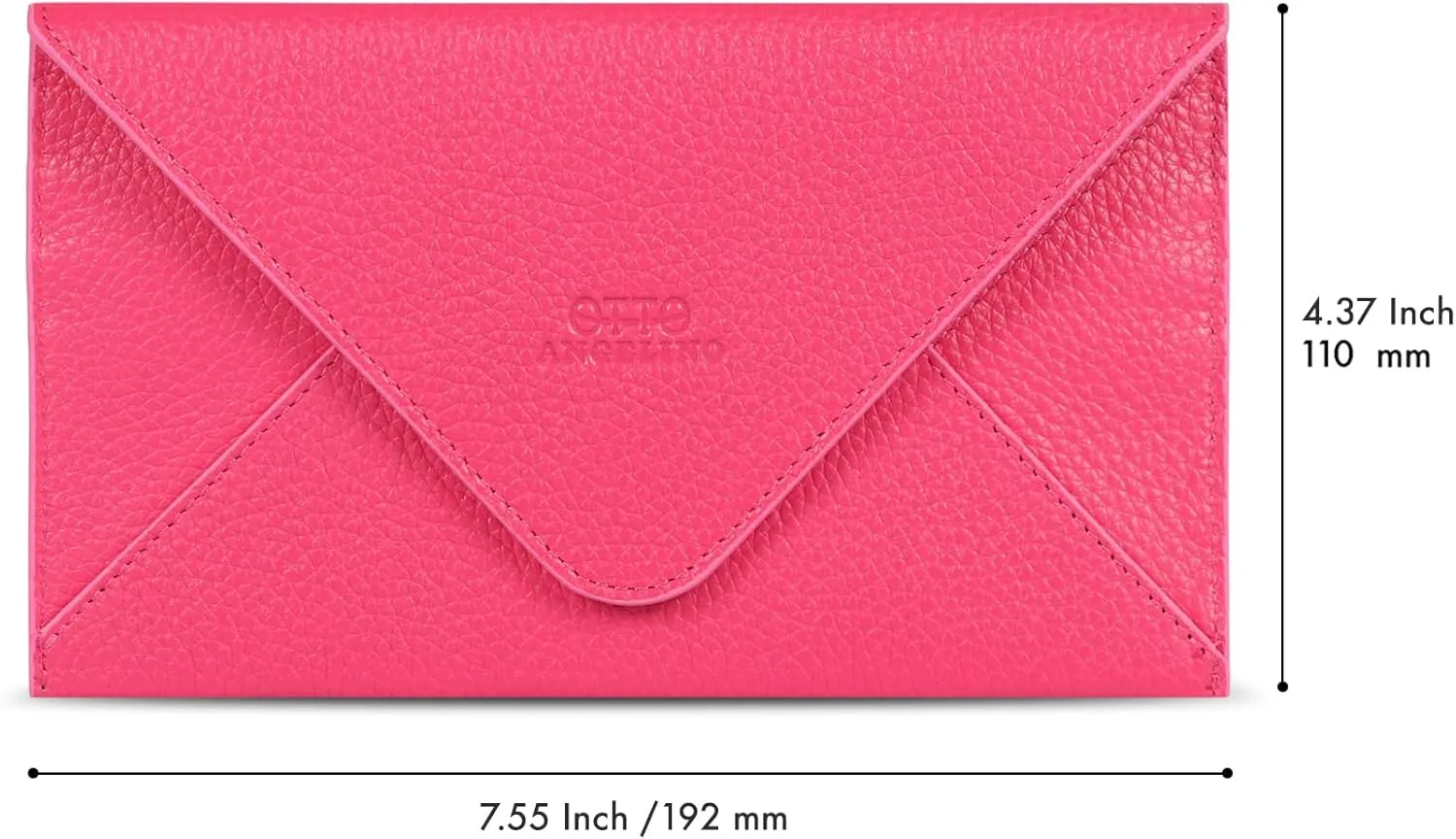 Slim Genuine Leather Wallet Clutch - Multiple Slots Money, ID, Cards, Smartphone, RFID Blocking - Unisex