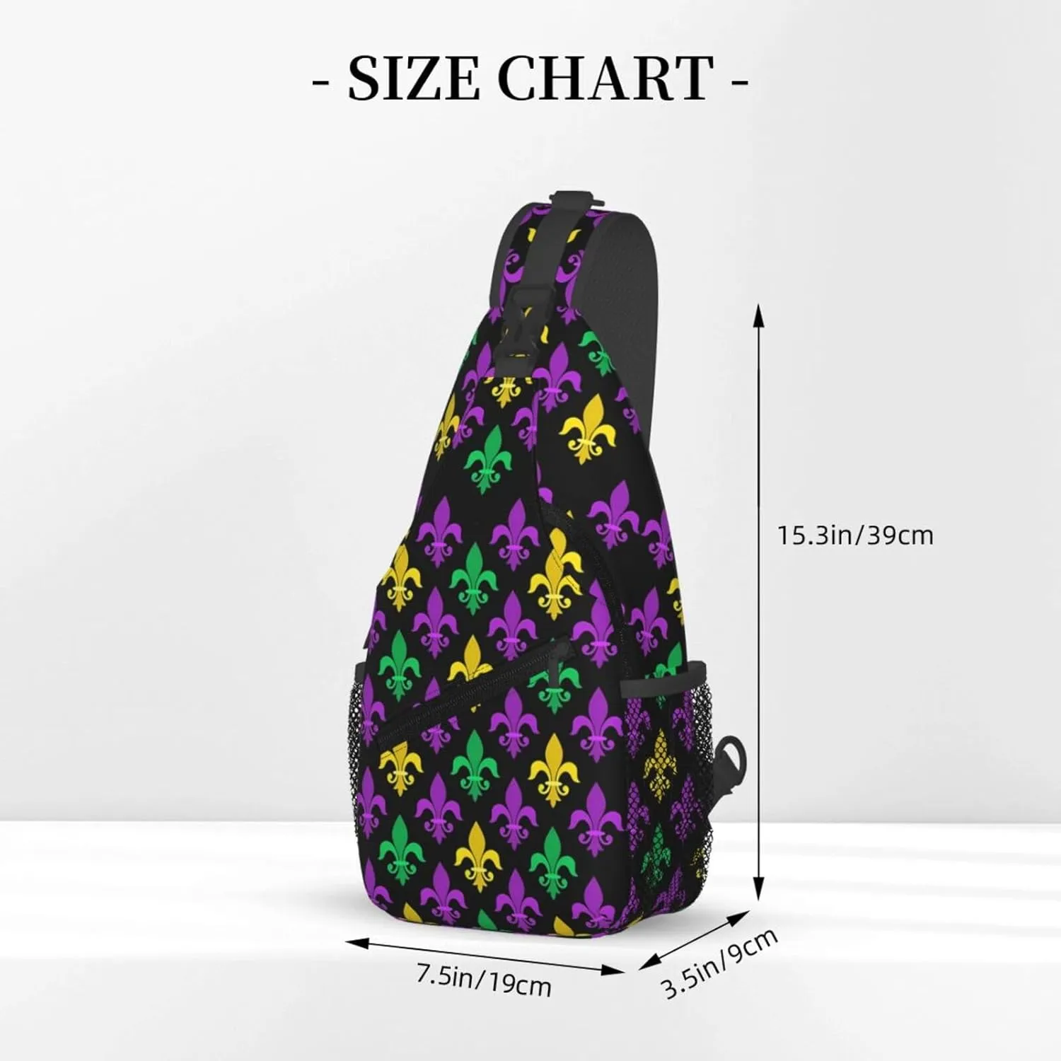 Sling Bag Adjustable Crossbody Bag Casual Chest Bags Travel Shoulder Backpack For Women Men