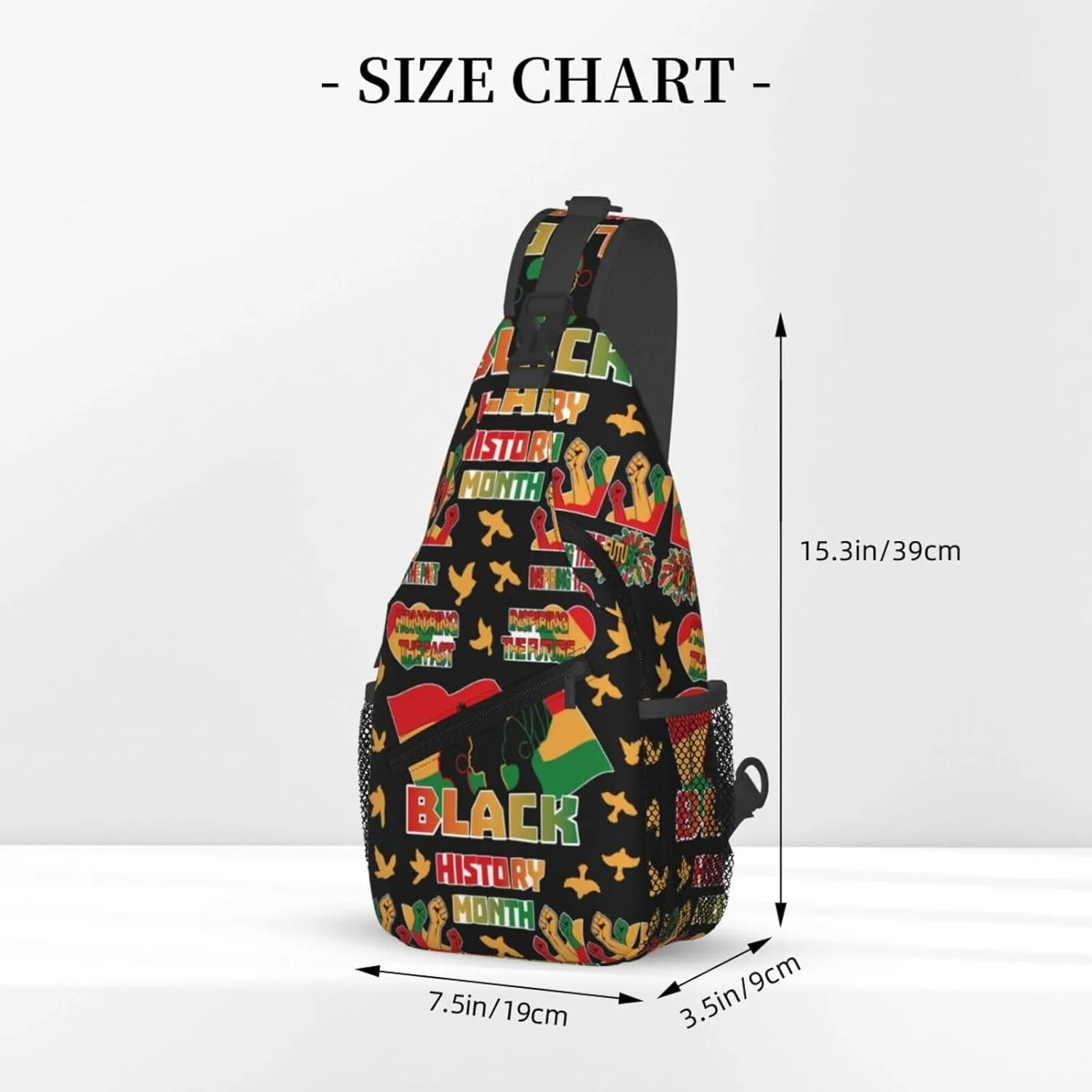 Sling Bag Adjustable Crossbody Bag Casual Chest Bags Travel Shoulder Backpack For Women Men