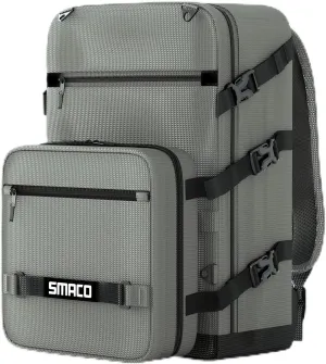 SMACO Scuba Diving Backpack with Detachable Small Bag Travel Backpack for Scuba Diving Dry Dive Bag Holds Mini Scuba Tanks, Diving Mask,Snorkel,Fins, and More